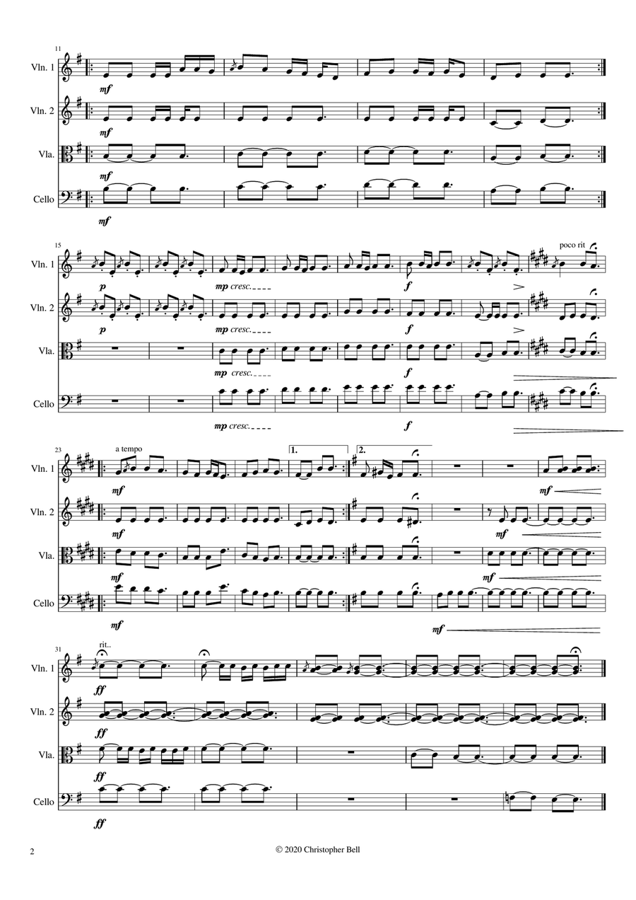 Kaval Sviri - For String Quartet image number null