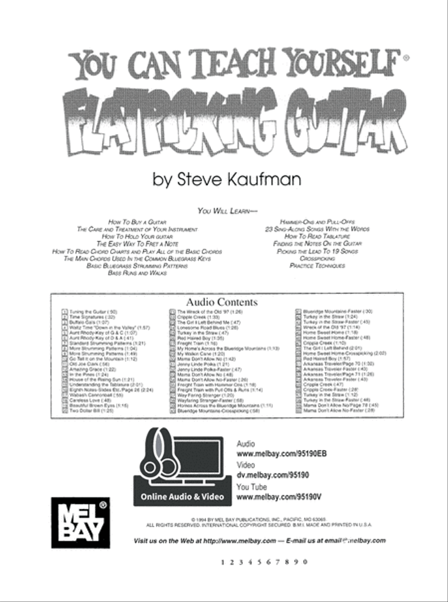 You Can Teach Yourself Flatpicking Guitar Acoustic Guitar scores gallery preview page 7