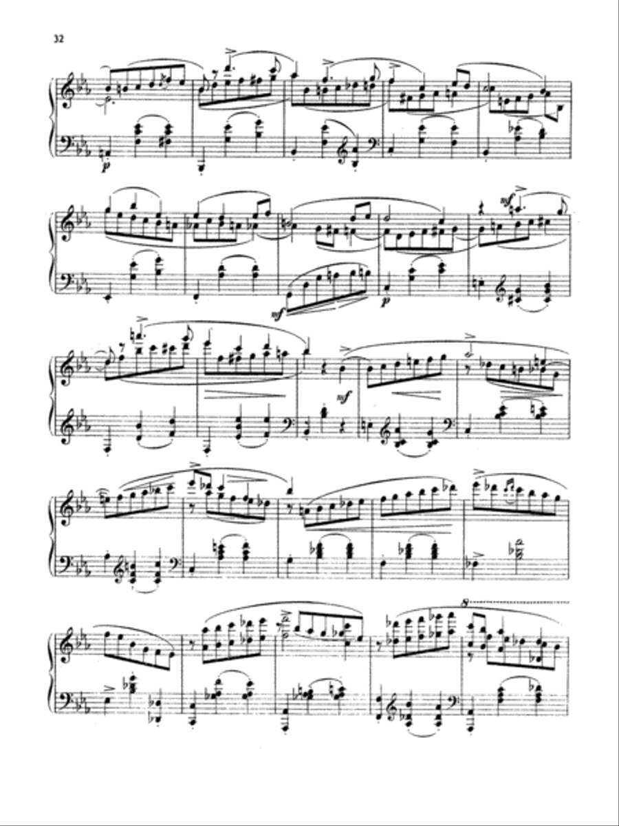 Arensky: Twenty-four Morceau Characteristiques, Op. 36 Piano Solo scores gallery preview page 2