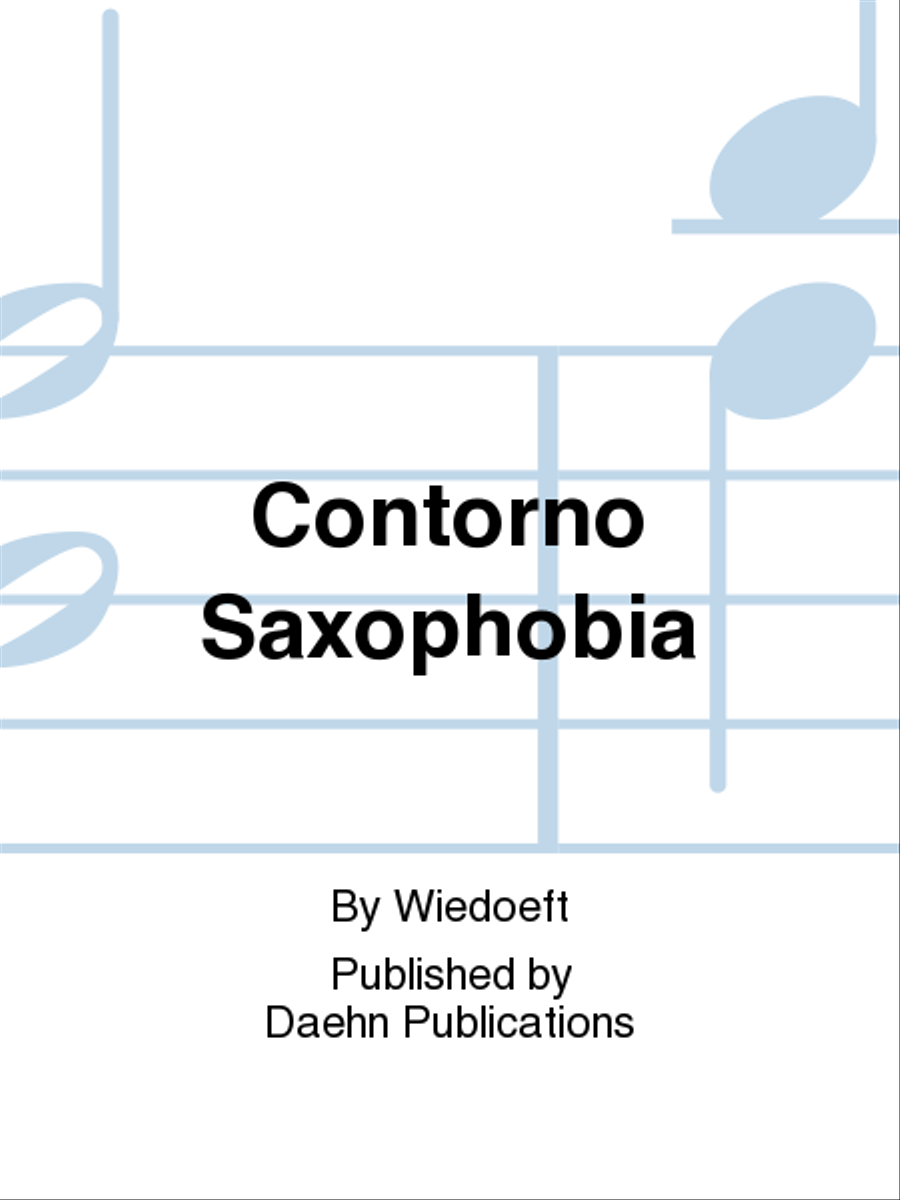 Contorno Saxophobia Concert Band scores gallery preview page 1