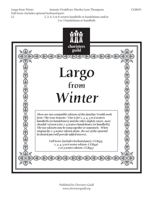 Largo from Winter - Full Score