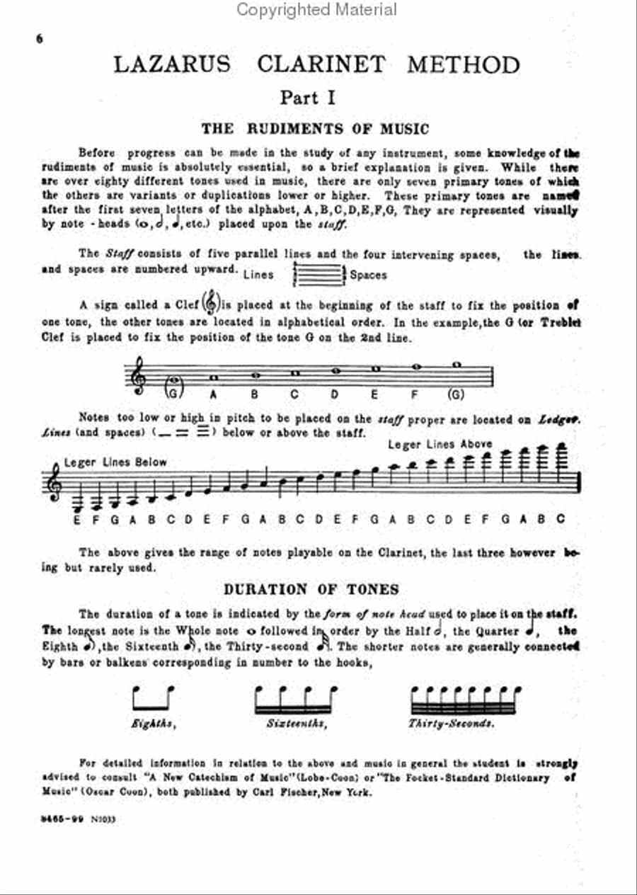Method For Clarinet B-Flat Clarinet scores gallery preview page 2