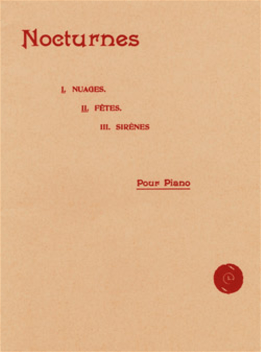 Nocturnes (3): Nuages - Fetes Piano Solo scores gallery preview page 1