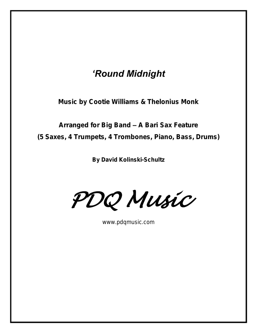 Round Midnight Round Midnight Jazz Ensemble scores gallery preview page 1
