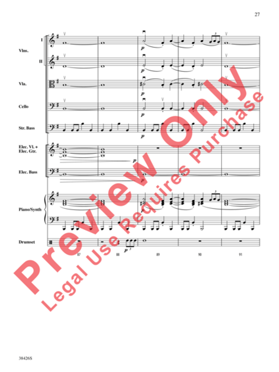 A Mad Russian's Christmas String Orchestra scores gallery preview page 28