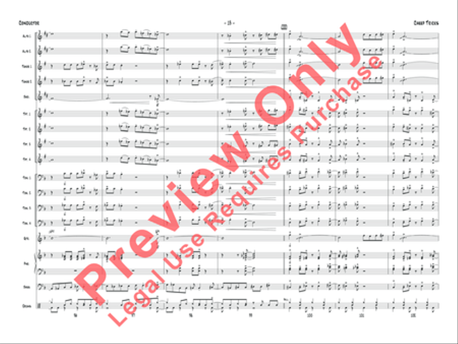 Cheep Tricks Cheep Tricks Jazz Ensemble scores gallery preview page 30
