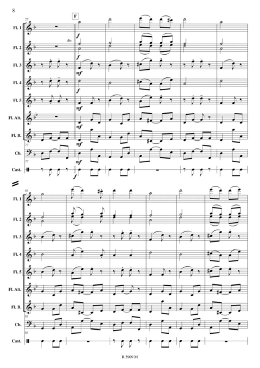Fiesta de amigos Fiesta de amigos Flute scores gallery preview page 9