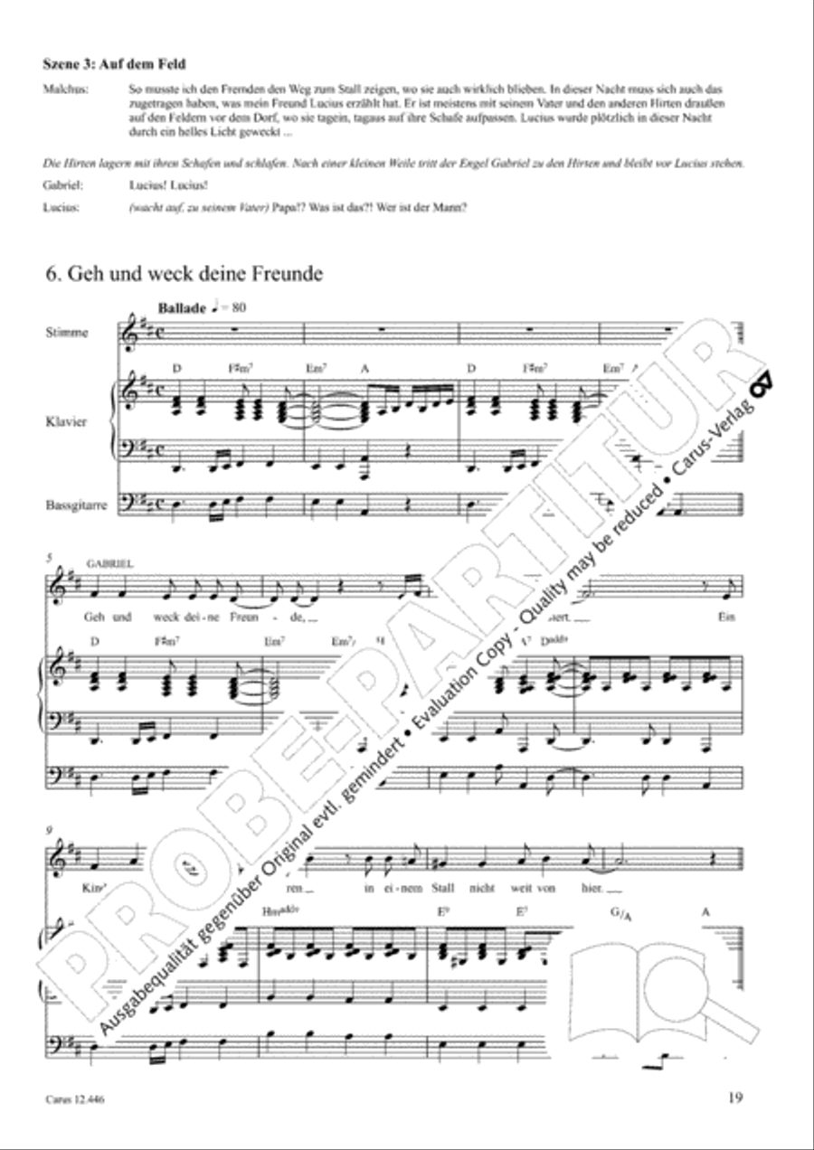 Die Freude dieser Zeit Die Freude dieser Zeit Children's Choir scores gallery preview page 20