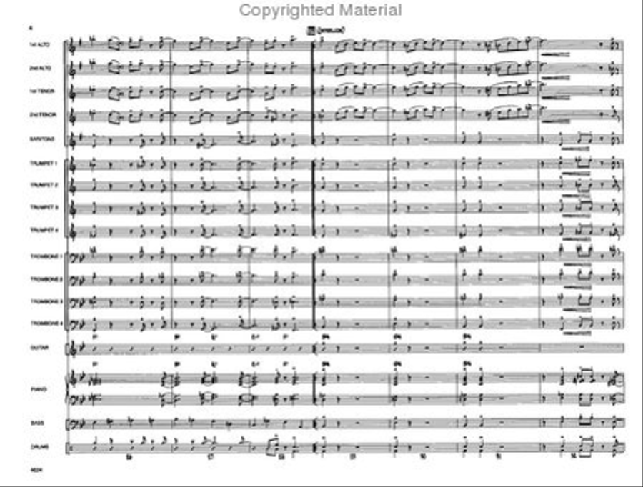 Vamoose Your Caboose Jazz Ensemble scores gallery preview page 5
