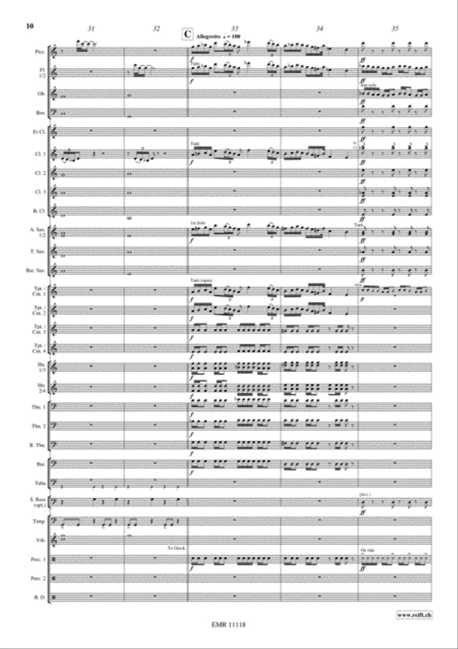 3 Moments Of Happiness 3 Moments Of Happiness Concert Band scores gallery preview page 11