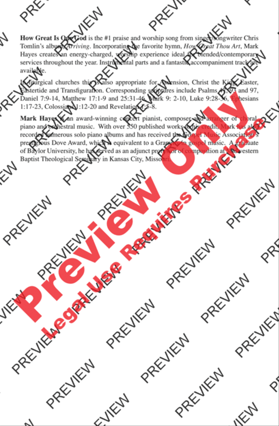 How Great Is Our God How Great Is Our God 3-Part scores gallery preview page 14