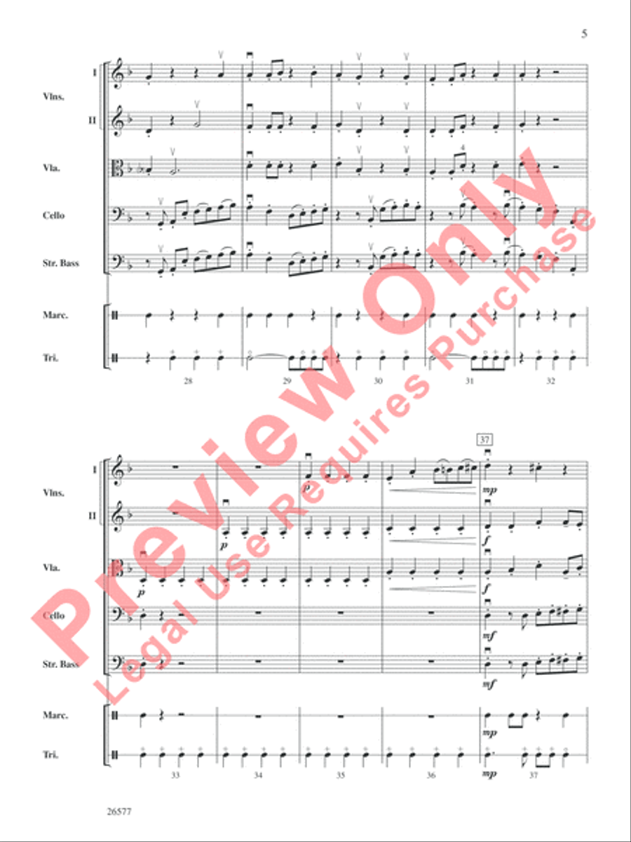 Mambo Incognito String Orchestra scores gallery preview page 6