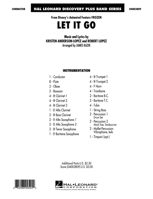 Book cover for Let It Go - Conductor Score (Full Score)