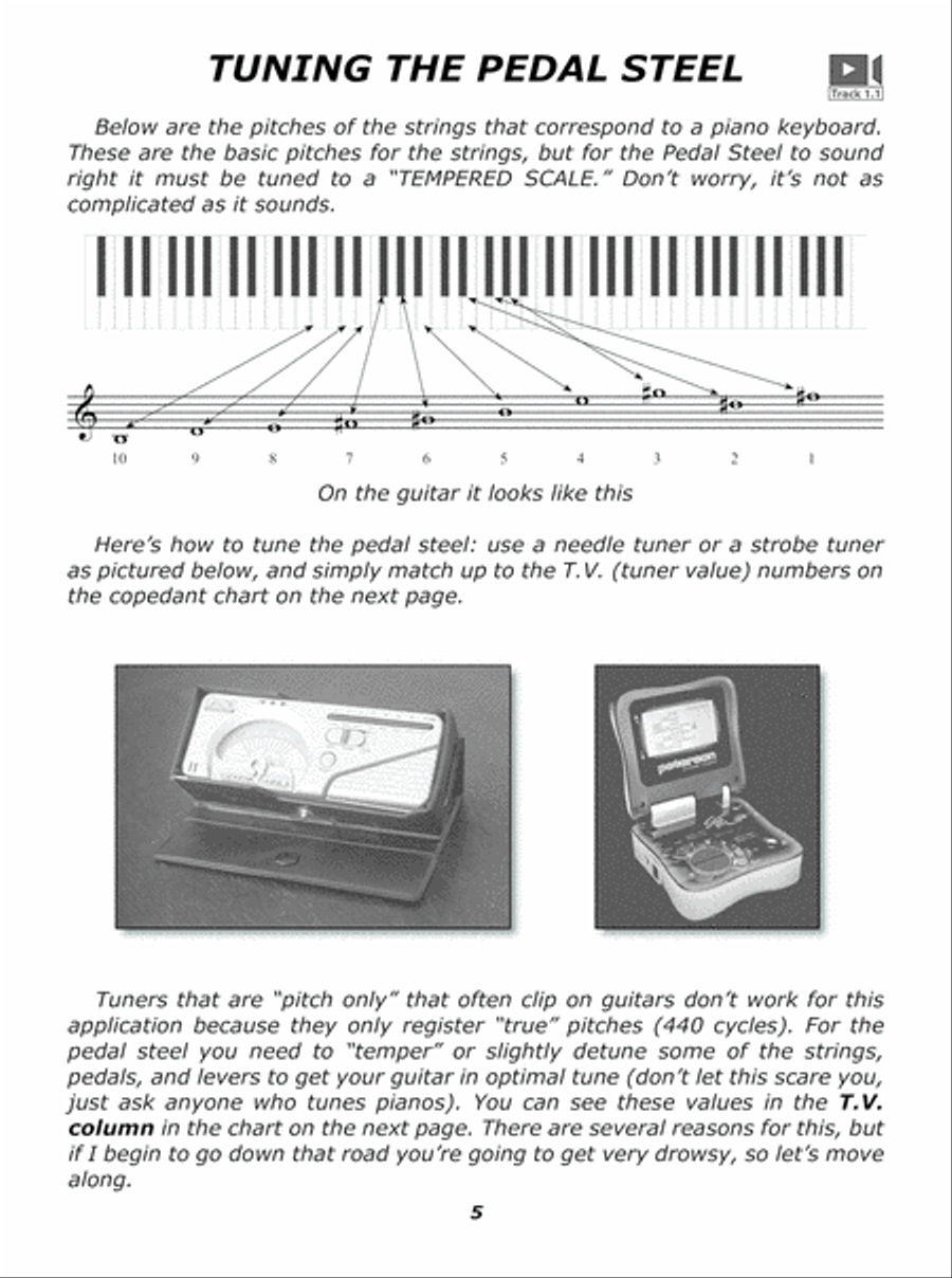 First Lessons Pedal Steel Electric Guitar scores gallery preview page 6