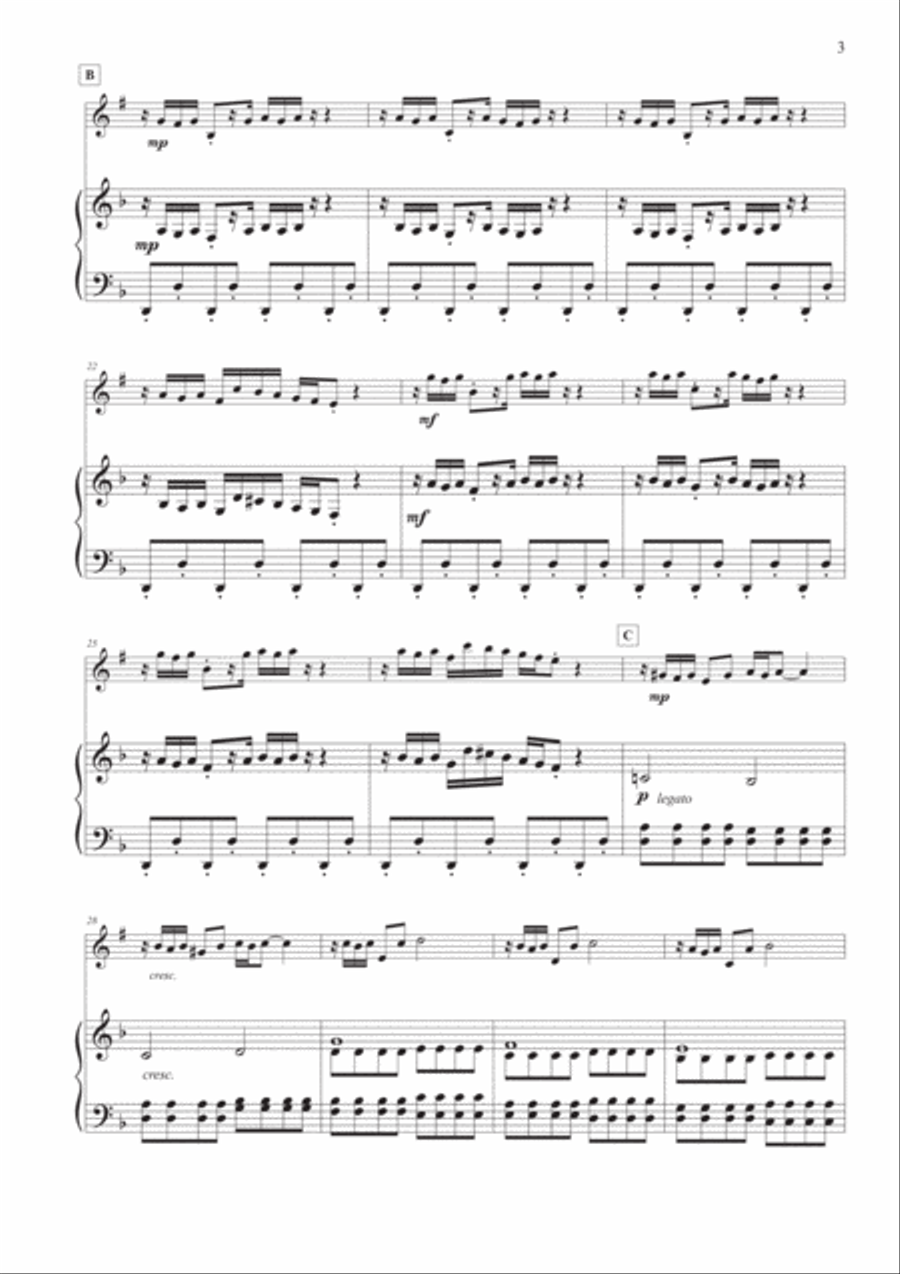 Annette Clarinet Solo scores gallery preview page 3