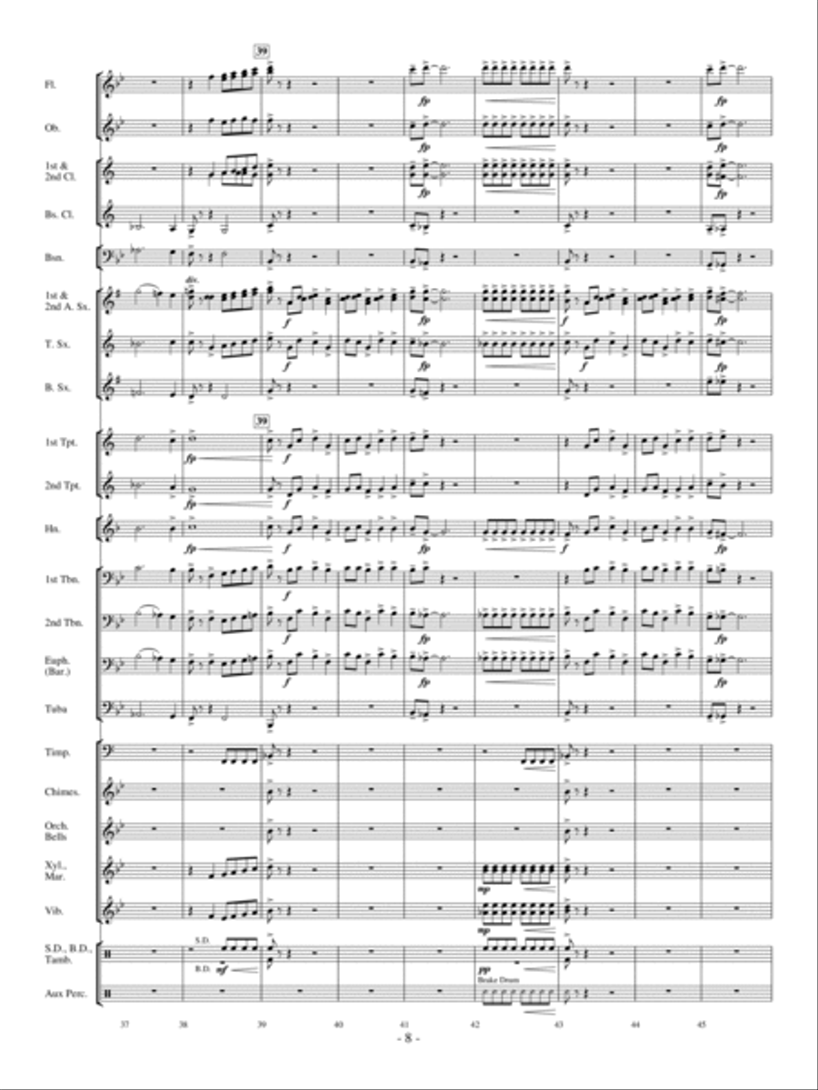 Andromeda Concert Band scores gallery preview page 7
