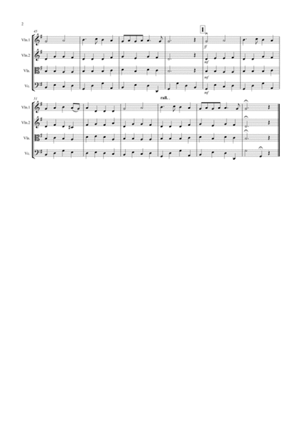 Trumpet Voluntary for String Quartet image number null
