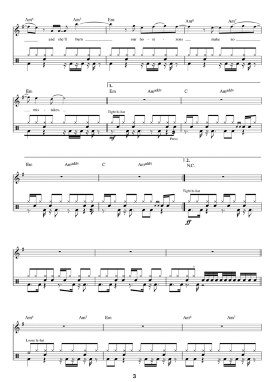 Sunburn Piano scores gallery preview page 3