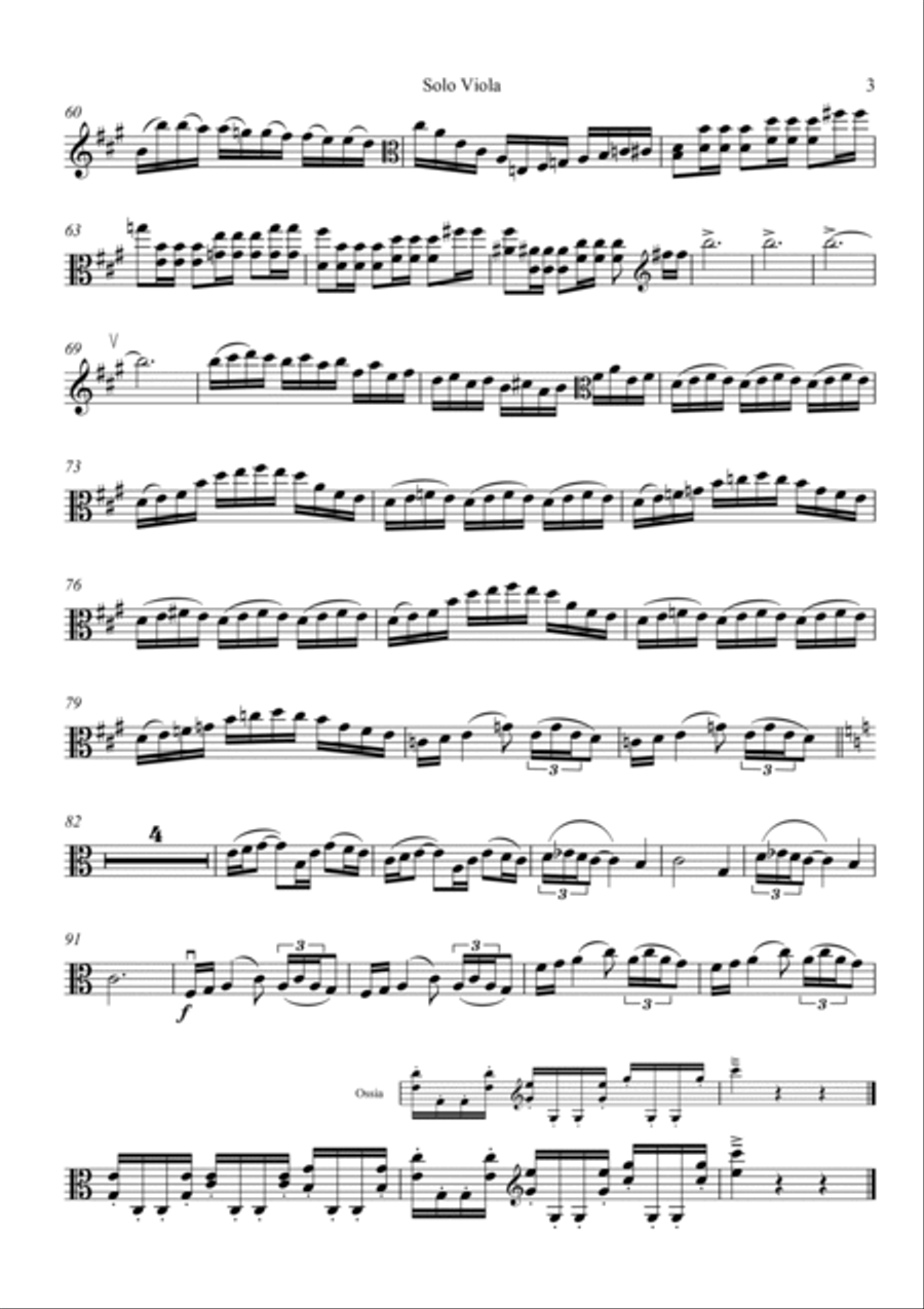 Viola Concertino 1 Viola scores gallery preview page 3