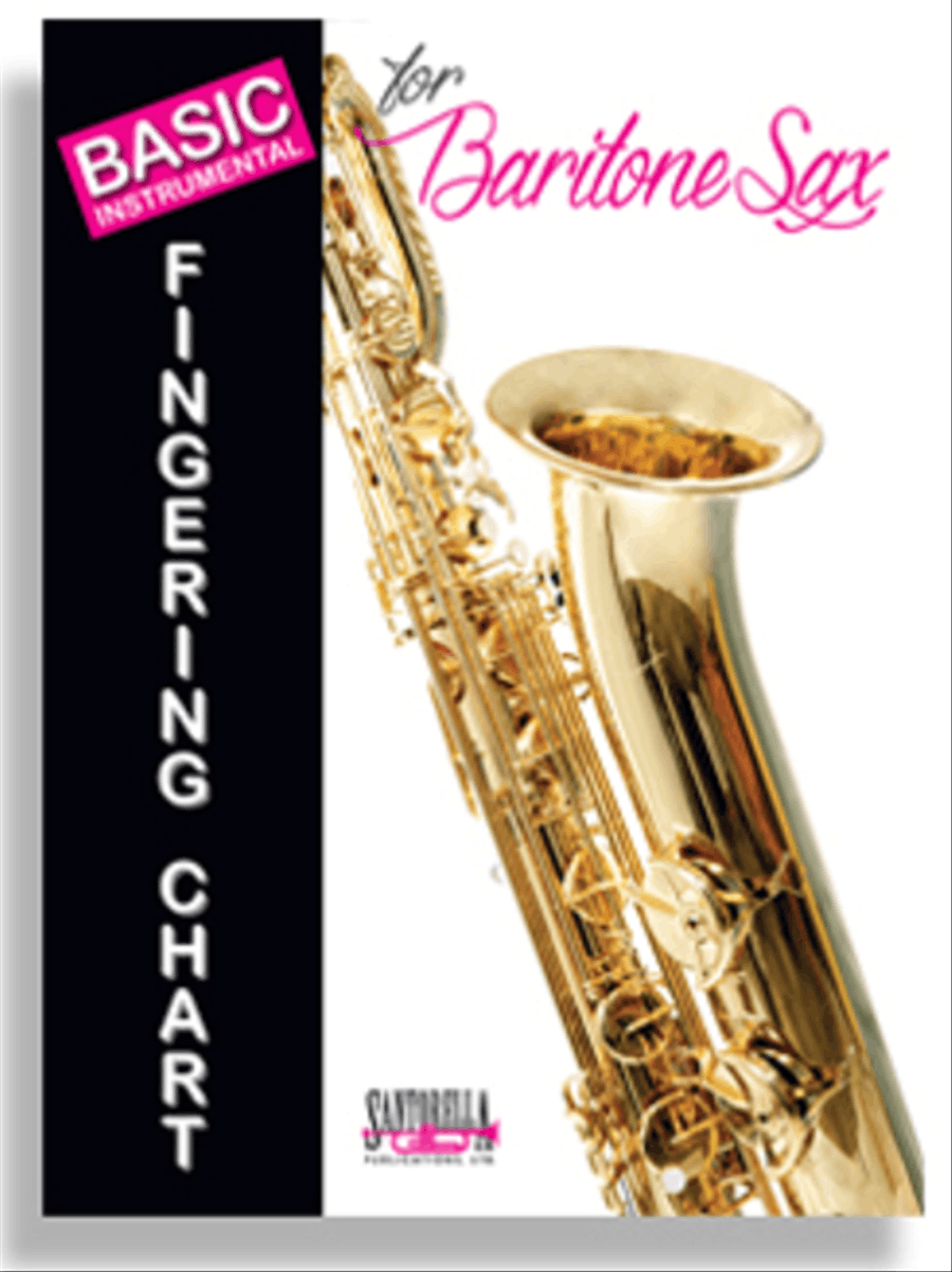Basic Fingering Chart for Baritone Sax Baritone Saxophone scores gallery preview page 1