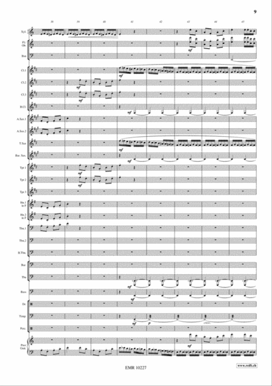 Swingair Bumble Bee Swingair Bumble Bee Concert Band scores gallery preview page 10