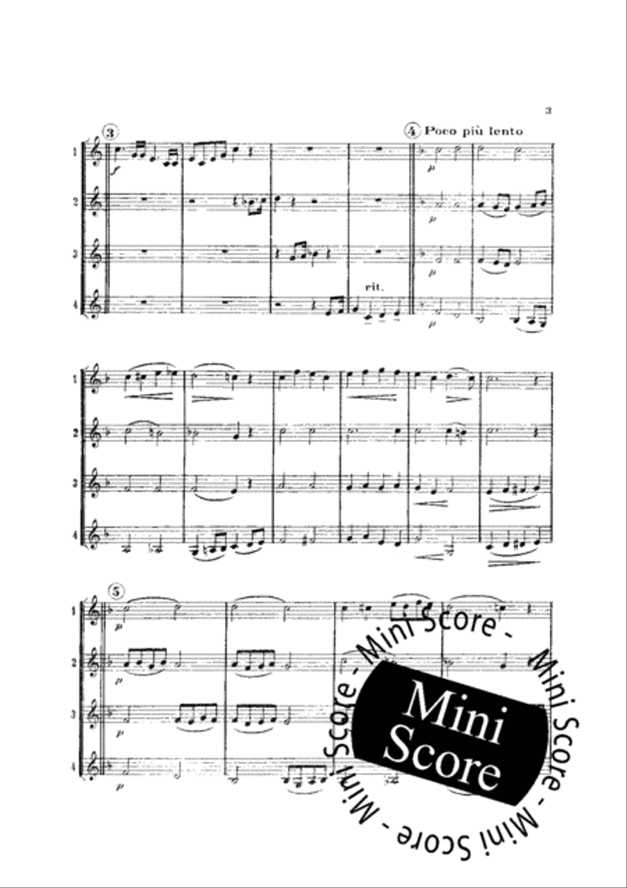 Calderon Brass Quartet scores gallery preview page 5