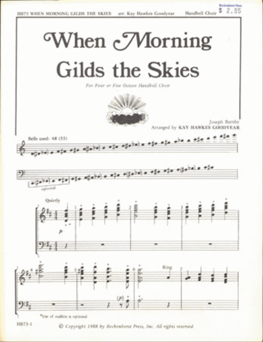 When Morning Gilds the Skies - Goodyear 5-Octaves scores gallery preview page 1