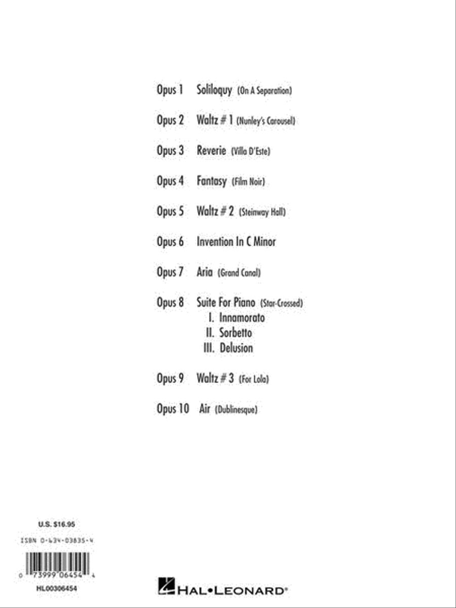 Billy Joel – Fantasies & Delusions Piano Solo scores gallery preview page 8