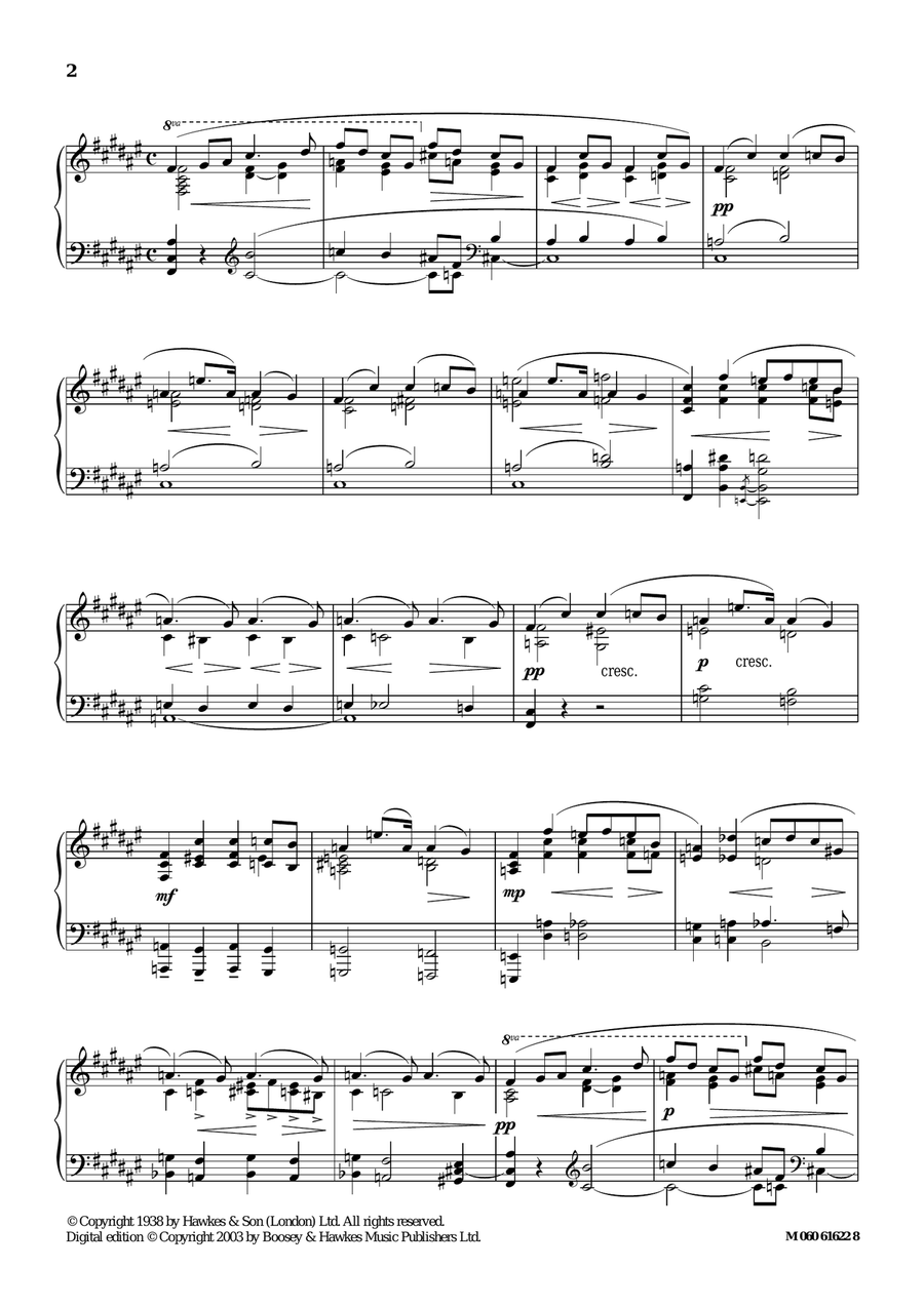 Irmelin (Prelude) Piano Solo scores gallery preview page 2