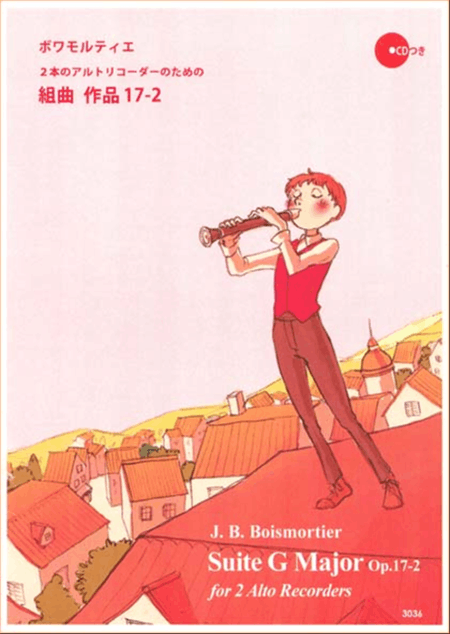 Suite for two Alto Recorders in G Major Op. 17-2 Alto Recorder scores gallery preview page 1