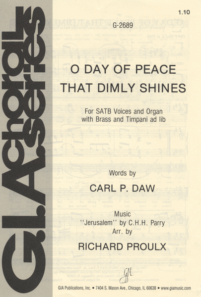 O Day of Peace That Dimly Shines image number null