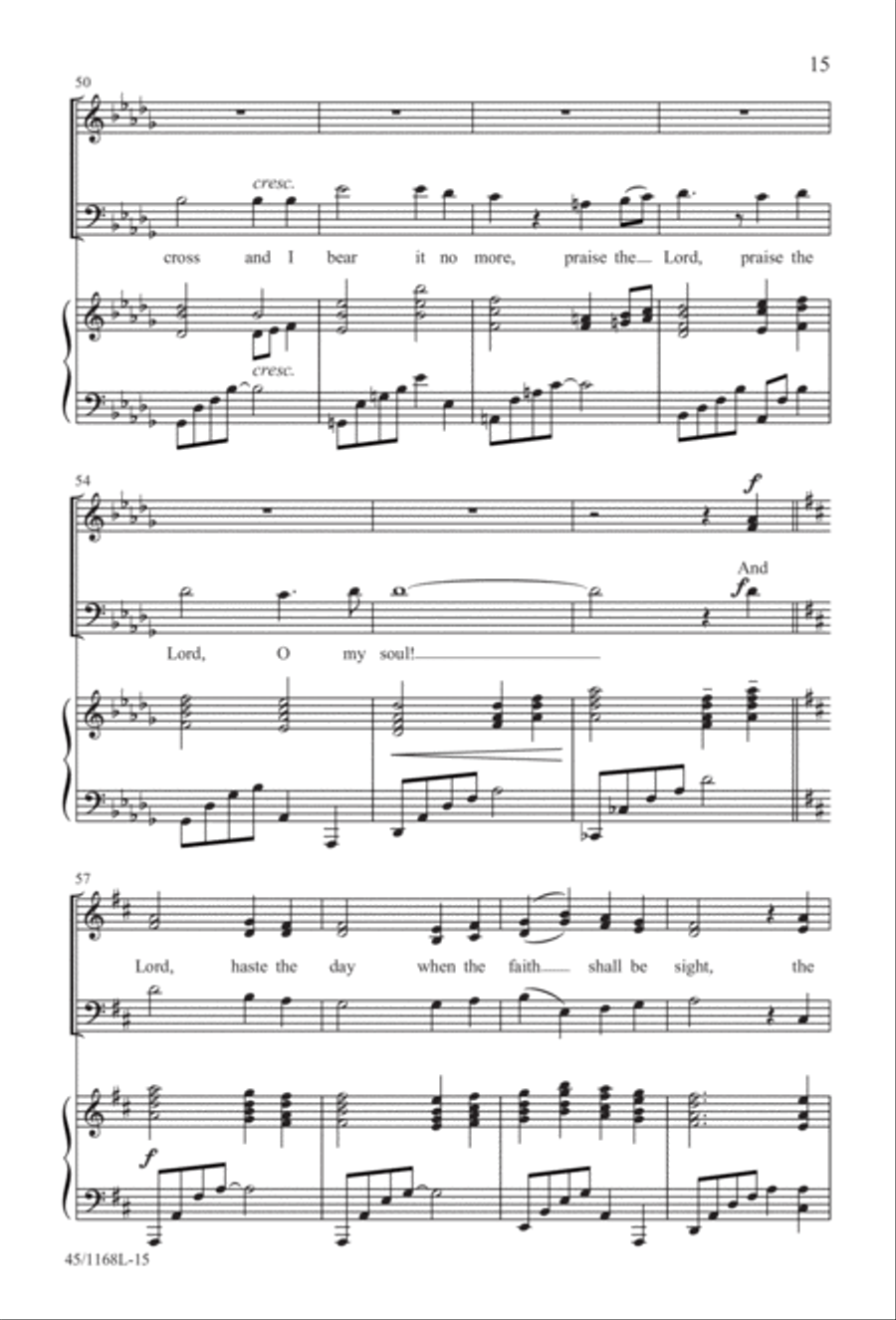 8 Anthems for About 12 Singers 3-Part scores gallery preview page 16