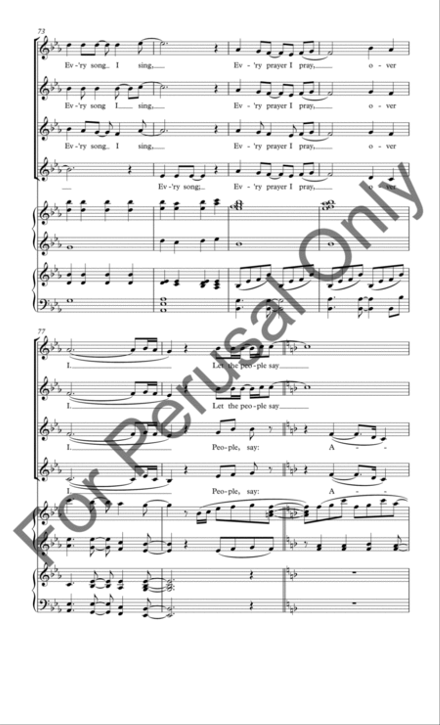 By the Rivers of Babylon (Choral Score) SSAA scores gallery preview page 11
