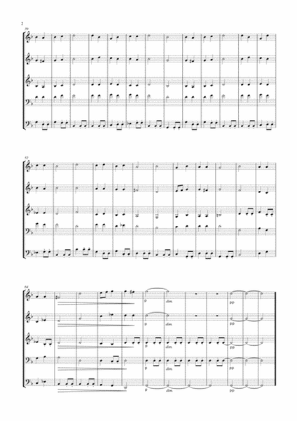 Pavane from the Capriol Suite arr. for brass quintet image number null