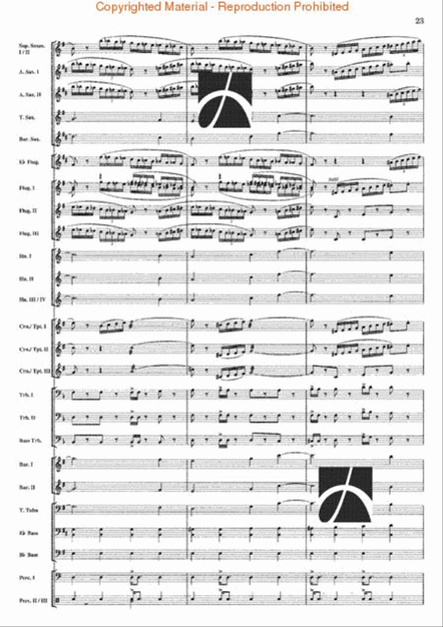 Firestorm Brass Band scores gallery preview page 23