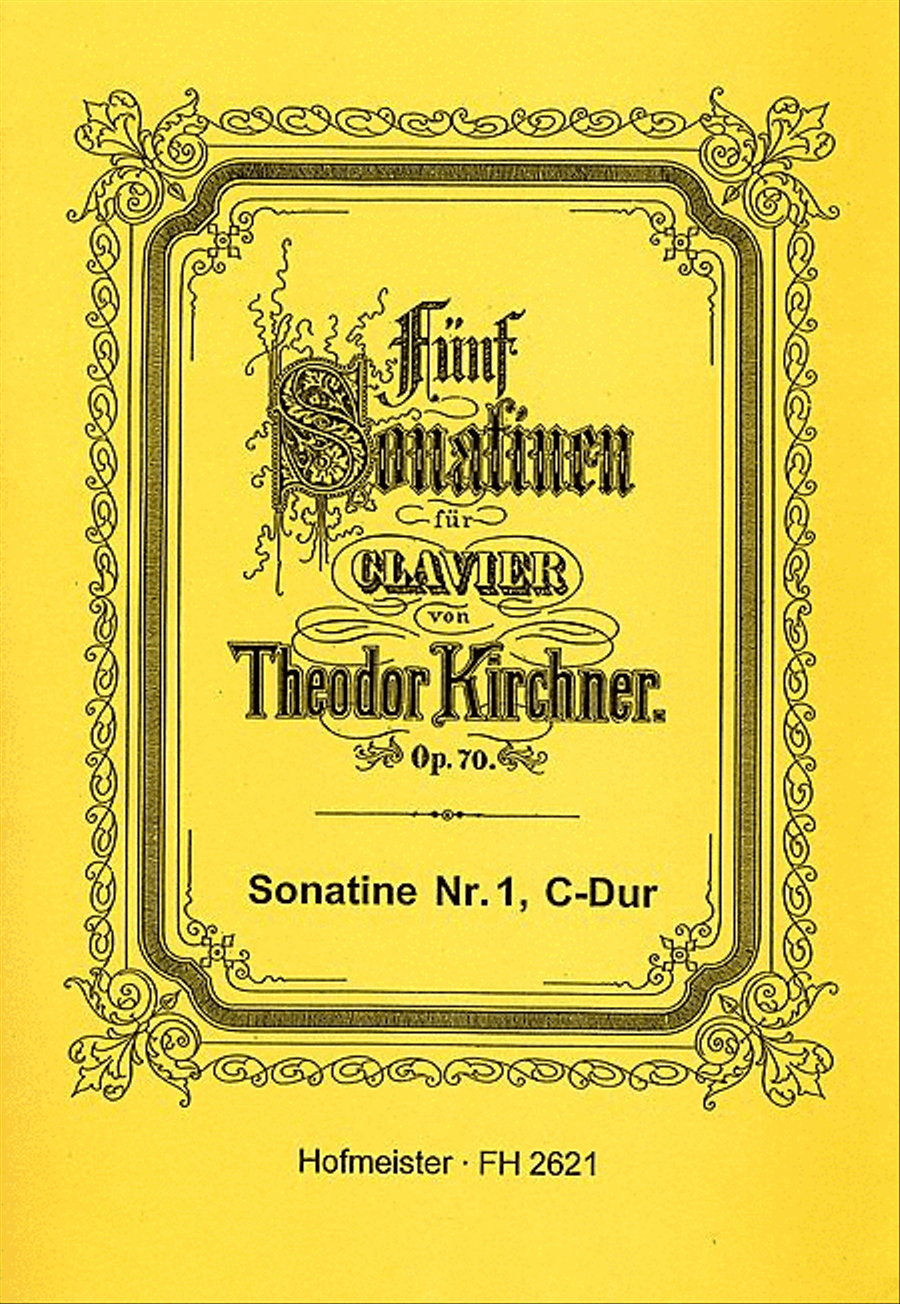 Fünf Sonatinen, op. 70 Piano Solo scores gallery preview page 1