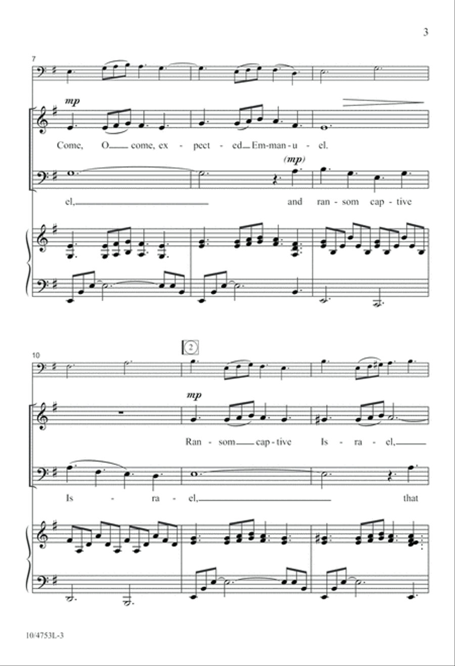 Emmanuel, Expected Jesus 2-Part scores gallery preview page 3