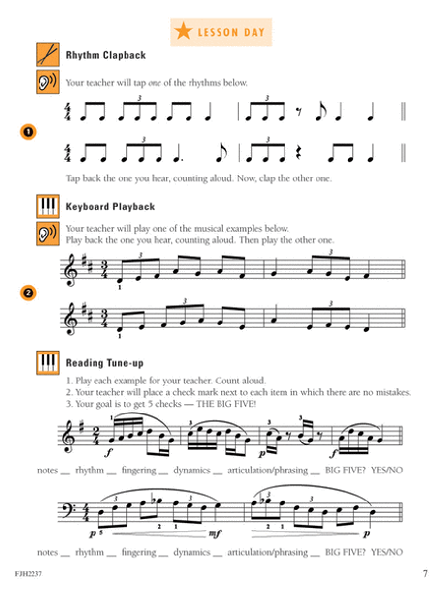 Write, Play, and Hear Your Theory Every Day, Book 6 Piano Method scores gallery preview page 2