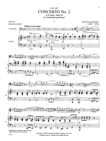 Concerto No. 2, Opus 20