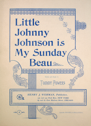 Little Johnny Johnson is My Sunday Beau