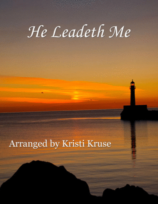 Book cover for He Leadeth Me Piano Solo