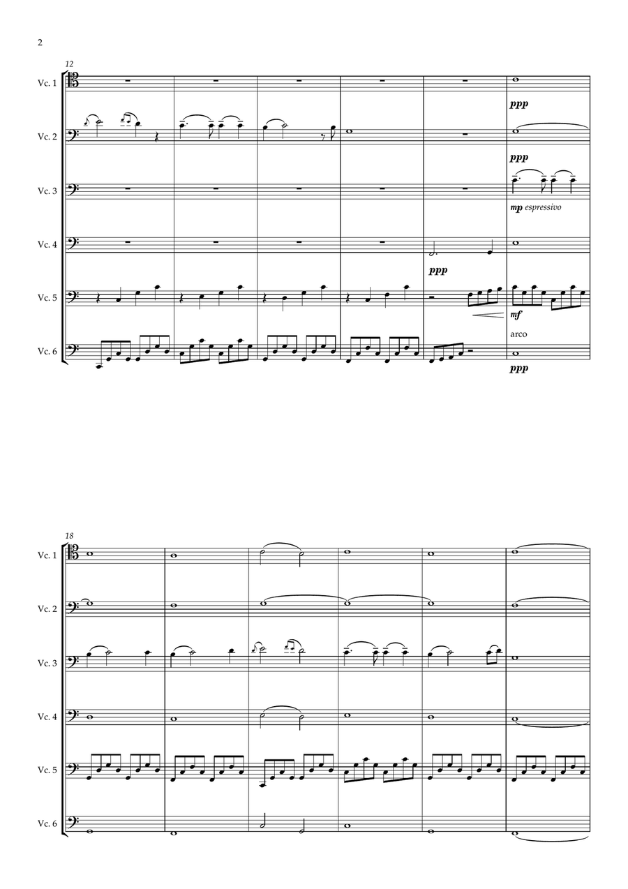 My Heart Will Go On (love Theme From 'titanic') String Orchestra scores gallery preview page 2
