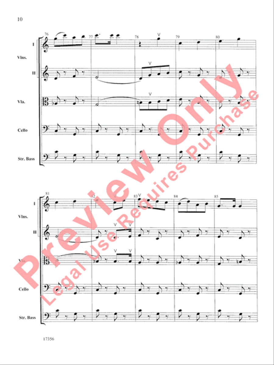 Alla Tchaikovsky String Orchestra scores gallery preview page 11