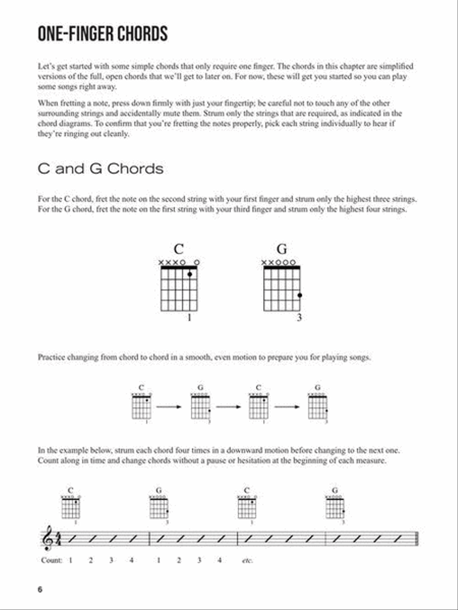 A Quick Guide to Guitar Chords Easy Guitar scores gallery preview page 6