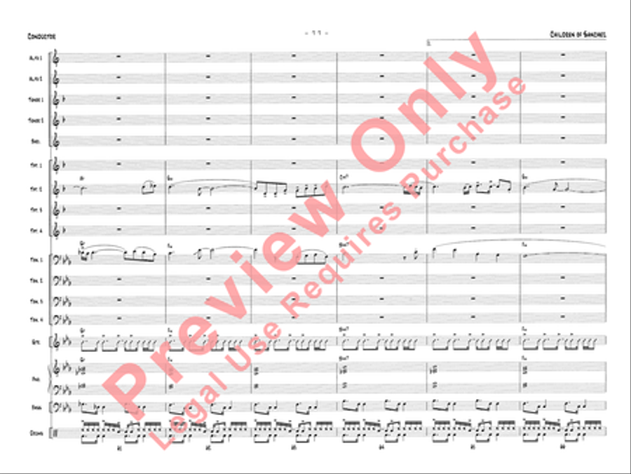 Children of Sanchez Jazz Ensemble scores gallery preview page 14