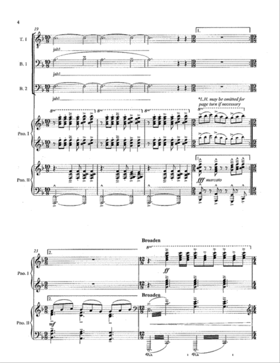 Cantate Domino (TTBB) Cantate Domino (TTBB) TTBB scores gallery preview page 4