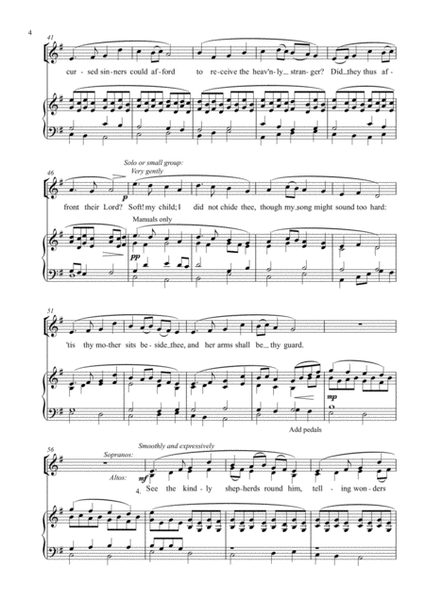 Watt's Cradle Carol (for SSA choir and organ) image number null