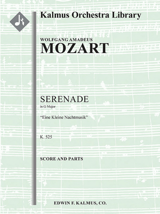 Book cover for Eine kleine Nachtmusik (Serenade in G), K. 525