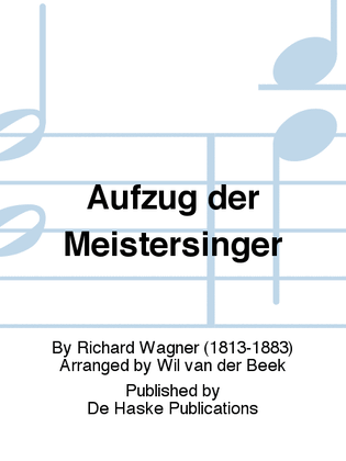 Book cover for Aufzug der Meistersinger