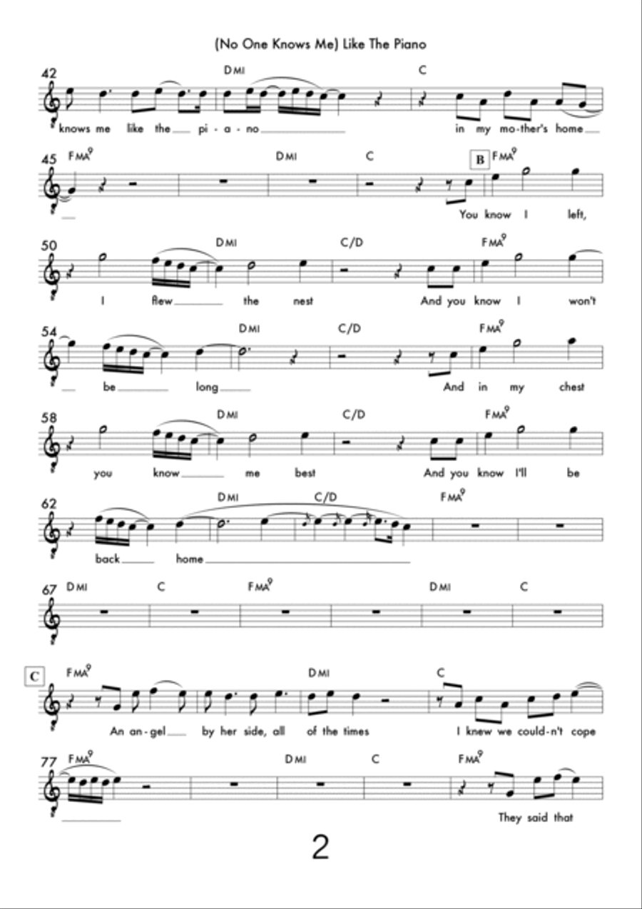 (no One Knows Me) Like The Piano Small Ensemble scores gallery preview page 2